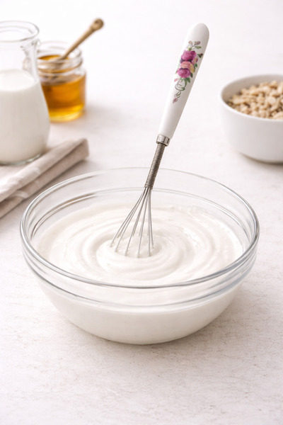 homvira 🥣 1 Adet Mini Porselen Saplı Çırpıcı 🌼 El Tipi | Yumurta, Yoğurt ve...