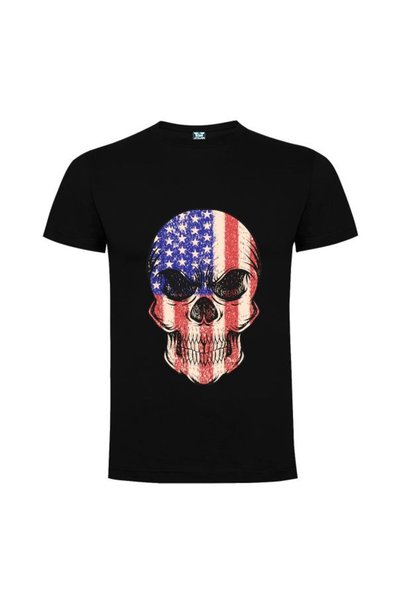 Printees Tricou bărbat - US Skull
