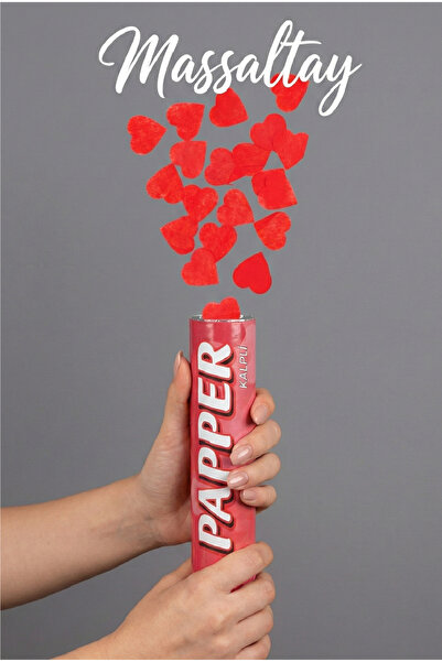 Massaltay 30 سم من الكونفيتي على شكل قلب |   حفلة كونفيتي على شكل قلب أحمر | ...