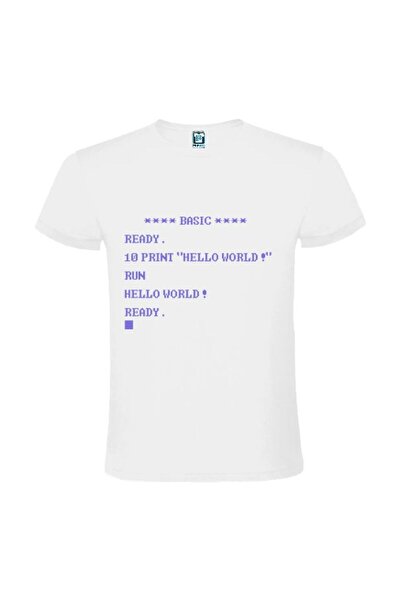 Printees Tricou bărbat - BASIC ”Hello world!”