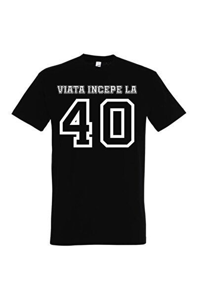 Printees Tricou bărbat - Viața începe la 40