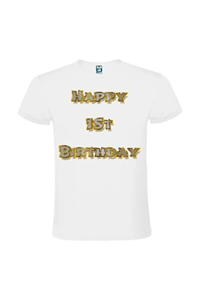 Printees Tricou bărbat - Happy 1st Birthday