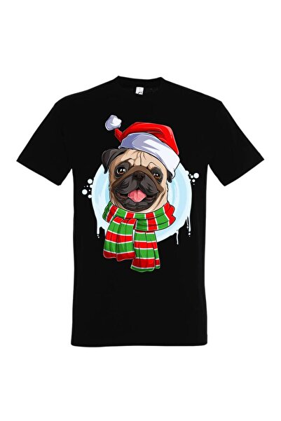 Printees Tricou bărbat - Pug de Crăciun