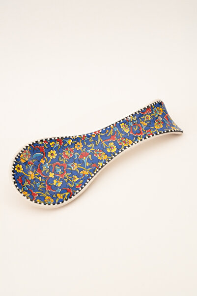 Sarn Patterned Decorative Dirty Spoon Holder, Spoon and Ladle Mat