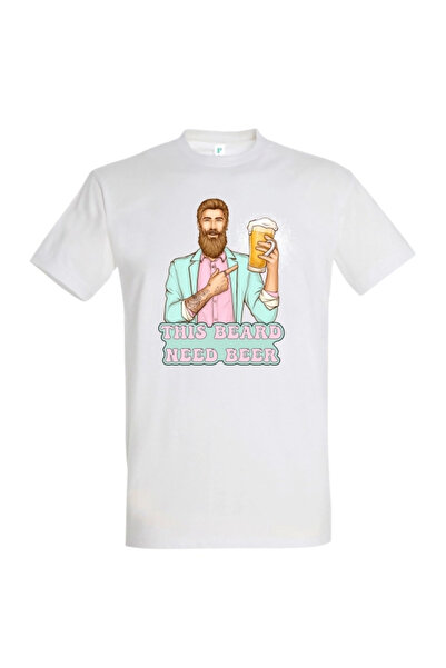 Printees Tricou bărbat - This beard need beer