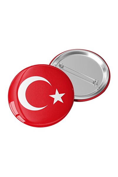 Genç Box Türk Bayrağı - İğneli Rozet (20 Adet )