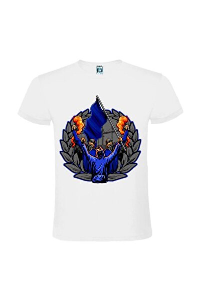 Printees Tricou bărbat - Suporteri în albastru