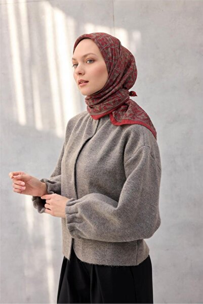 Silk Home Eșarfă din viscoză Velora Four Seasons Clover Model Cireș 90x90