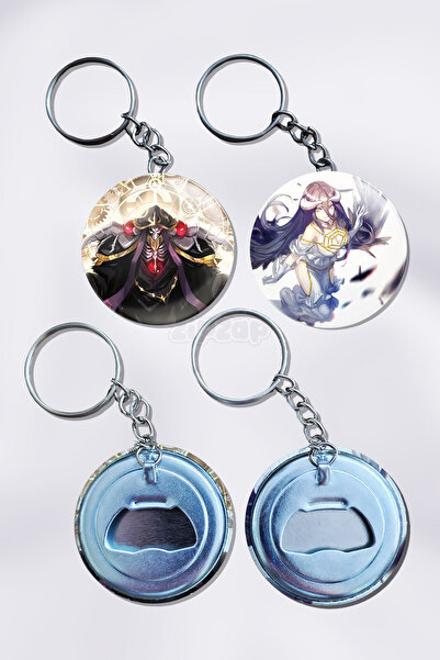 ZipZap Overlord Anime Bag Ornament Keychain Charm (2 Pcs)