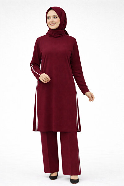 Mucemu MUCEMU48 BİYELİ TUNİK PANTOLON TAKIM