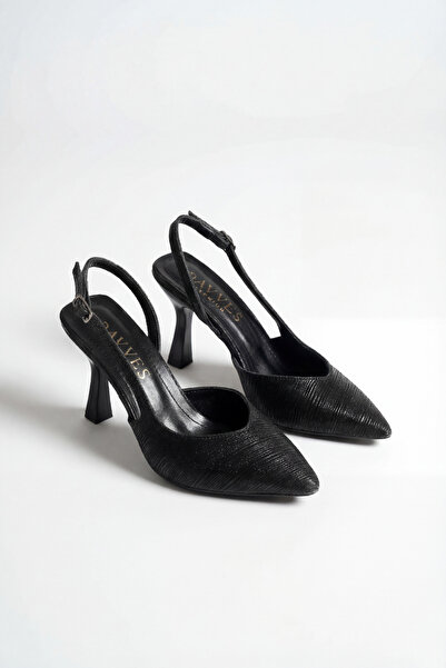 Les Chatelets Éclat De Nuit Ankle-Strap Glitter Evening Dress Shoes