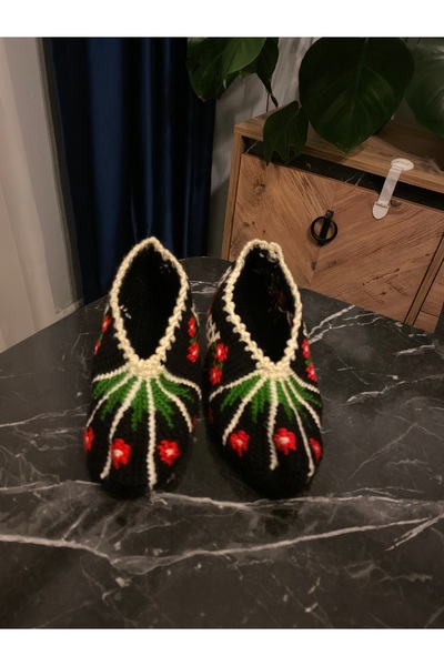 CNSASF Tunus İşi Patik/El Örgüsü Çeyizlik Çetik-Patik