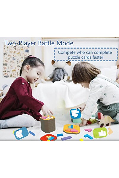 Generic 128 Piece Rainbow Cube Puzzle - 3D Puzzles for Kids