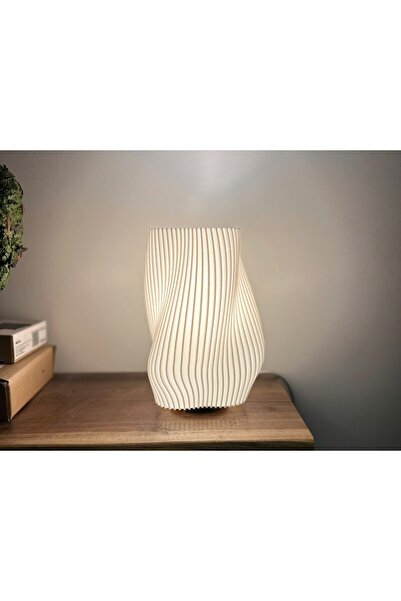 KOÇER AWM Waveform Recta Wave Patterned Rectangular Lampshade