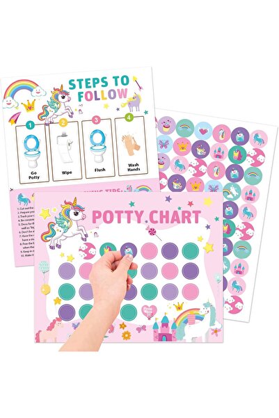 Generic Potty Training Chart for Toddlers with Stickers