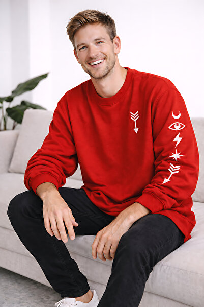 ArtYus 3 Thread Images Printed Unisex Circular Neck Sweatshirt