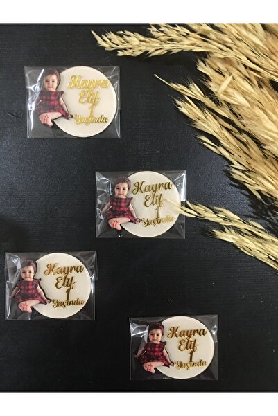 TWİN COLLECTION Yeni Doğan - Doğum Günü Jelatinli Bebek Fotoğraflı Pleksi Dai...
