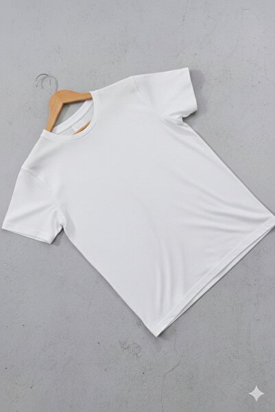 MODA Slim Fit Dar Kesim %100 Pamuk Yumuşak Dokulu Siyah Bisiklet Yaka Tişört