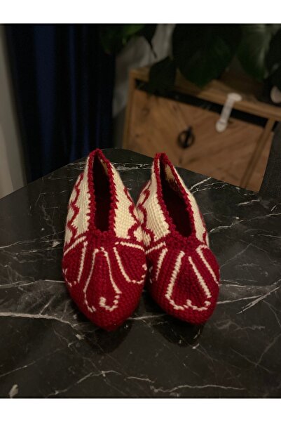 CNSASF Tunus İşi Patik/El Örgüsü Çeyizlik Çetik-Patik