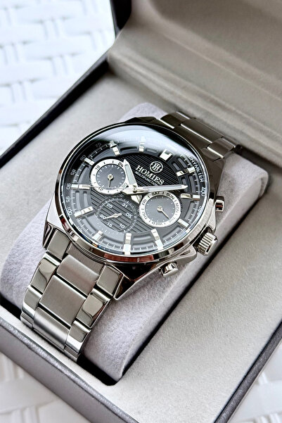 Homies Men's Wristwatch Silver Color Original All Functions Work with Gift Bo...