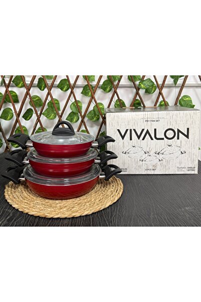 RYS 3-Piece Sahan Set with Lids 18-20-22 cm