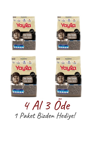 Yayla 4 Al 3 Öde Gurme Chia Tohumu 4x500Gr