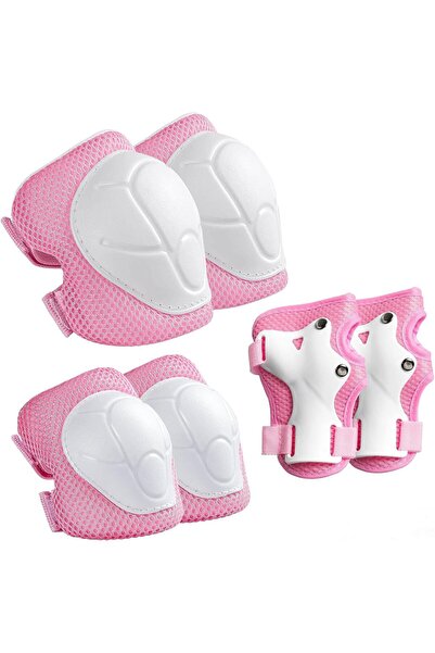 JOYZZZ طقم معدات حماية للأطفال، 6 في 1 مع واقيات للركبة، وواقيات للمرفقين، وو...