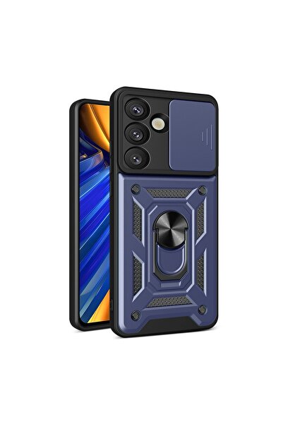 OEM Carcasă hibridă Armor pentru Samsung Galaxy S25 Edge - Albastră