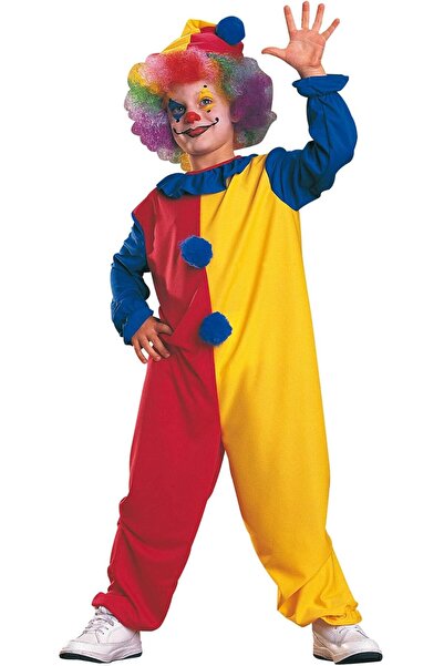 Generic Rubie's Official Clown Costume for Kids - Size M, Cotton Blend, Multi...