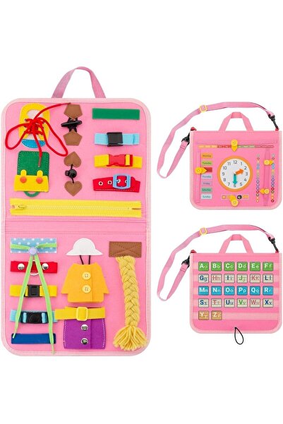 X SPRING لوحة أنشطة للأطفال الصغار - لعبة مونتيسوري حسية مع 27 نشاطًا