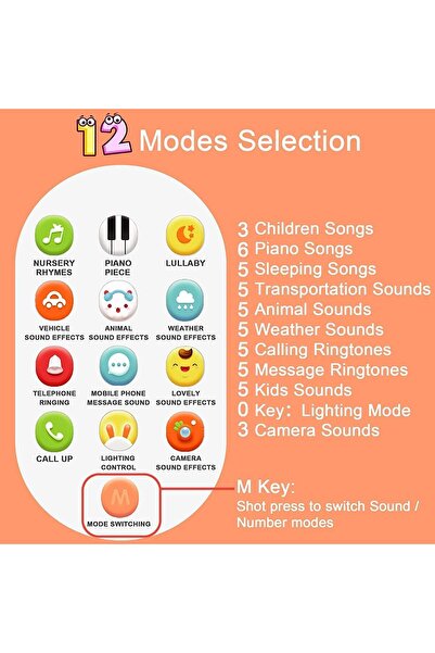 Generic هاتف تعليمي تفاعلي للأطفال