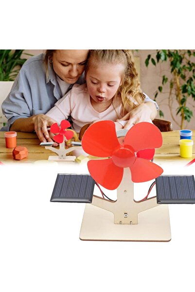 ELECDON مجموعة مروحة تعمل بالطاقة الشمسية: لعبة علمية تعليمية للأطفال، تحفز ا...