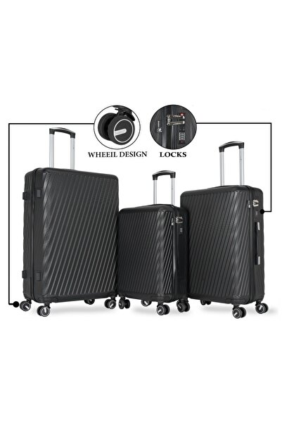 Assoda 3-piece travel bag set with a unique, shatterproof design