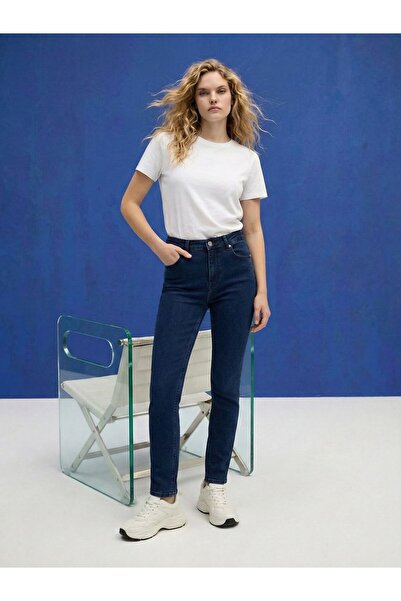 Ltb Sena Skinny Mid-Waist Blue Jeans