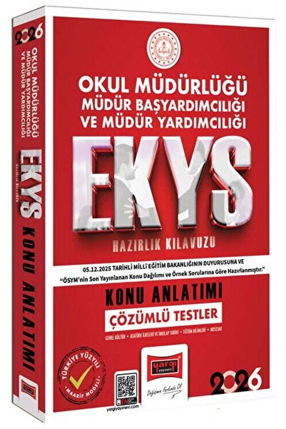 Yargı Yayınları Yargı 2026 MEB EKYS Okul Müdürlüğü, Başyardımcılığı ve Yardım...
