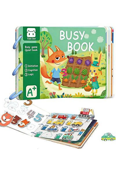 NYGANMELLOZ كتاب هادئ للأطفال - أنشطة تعليمية مونتيسوري