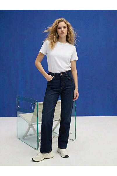 Ltb Или тъмносини дънки с висока талия и тясна кройка