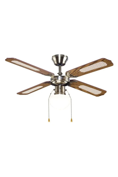 KULVARAVM Lari Ahşap Kanat Tavan Vantilatörü 107 cm