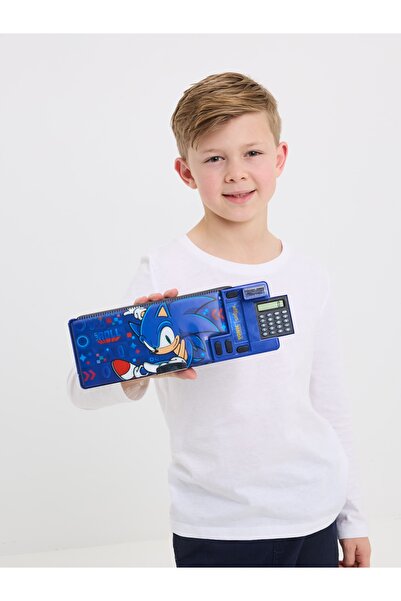 SMIGGLE Sonics Pop-Out Pencil Case, Multi-Compartment