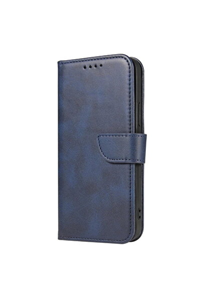 OEM Samsung Galaxy S24 FE Blue Magnetic Wallet Case