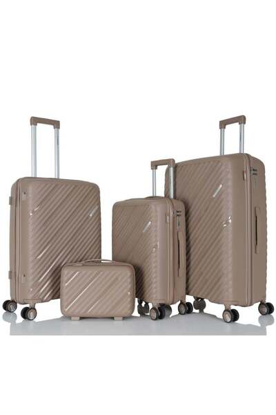 Assoda 4-piece unbreakable travel bag set with a unique design