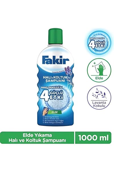 Fakir Elde Yıkama Halı ve Koltuk Şampuanı Lavantalı 1000ml