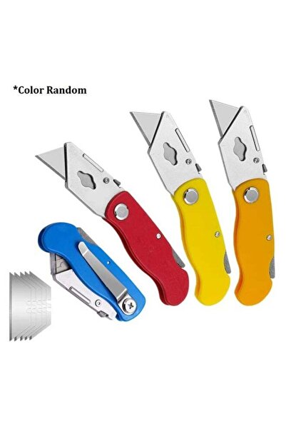 Generic Random Color Utility Knife – Retractable Sharp Hook Cutter