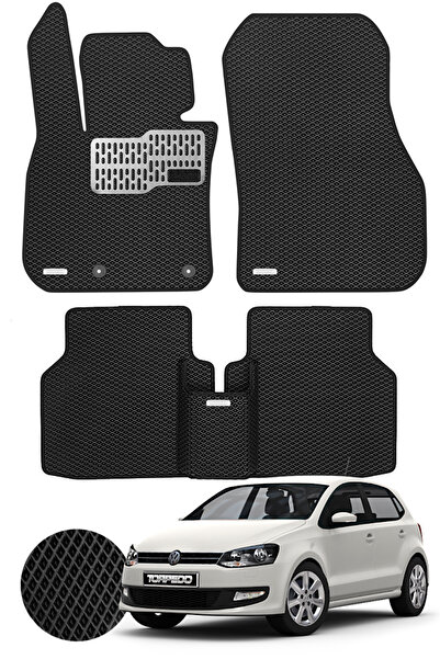 TORPEDO Volkswagen Polo 2009–2017 Arası Uyumlu Hücreli Premium Eva Paspas Set...