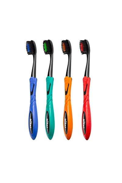 Difaş 5 قطع فرشاة أسنان ناعمة مزدوجة القوة 2Li