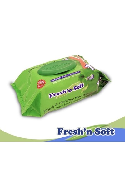 MATMEL قطعتان من مناديل فريش إن سوفت المبللة برائحة التفاح، 90 منديل