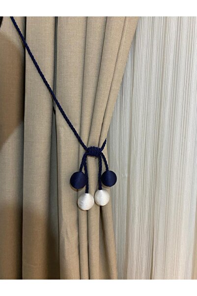 BURYAHOME 4 Toplu Kornişe Takılmalı Tavan Braçolu Perde Halatı