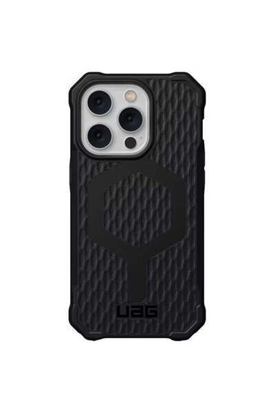 Urban Armor Gear Husa Essential Armor pt. iPhone 14 Pro, Negru, MagSafe