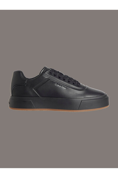 Calvin Klein Smooth Leather Logo Trainers