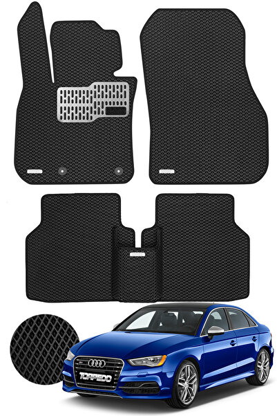 TORPEDO Audi A3 2013-2020 Arası Sedan Uyumlu Hücreli Premium Eva Paspas Seti ...